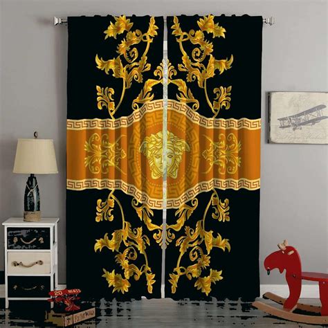 versace curtains for living room